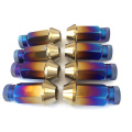 Alto desempenho personalizado M12 M14 Titanium Lug Nuts